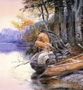 Russell Charles Marion Indian Camp Lake McDonald