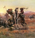 Russell Charles Marion When Blackfeet and Sioux Meet