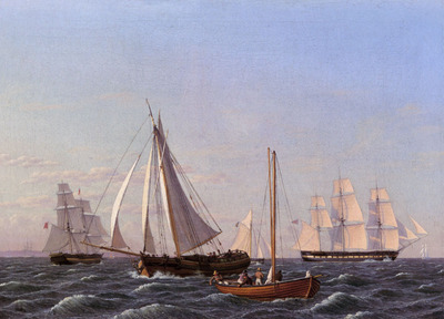 Eckersberg Christoffer Wilhelm Sailing Ships