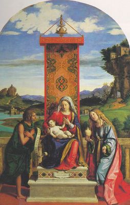 CIMA da Conegliano The Madonna And Child With St John The Baptist And Mary Magdalen