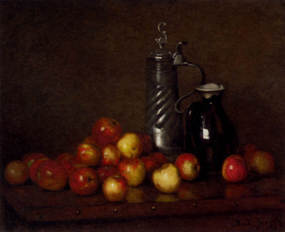 Bail Joseph Apples With A Tankard And Jug