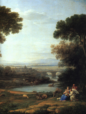 The Rest on the Flight into Egypt detail WGA