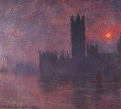 London Houses of Parliament at Sunset CGF