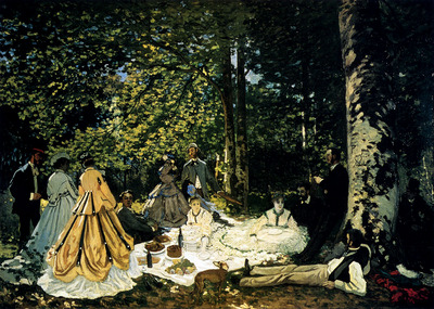 Monet Dejeuner Sur L Herbe A Chailly