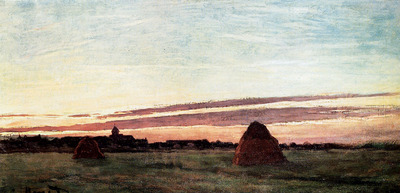 monet haystacks at chailly