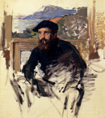 Monet Self Portrait In His Atelier