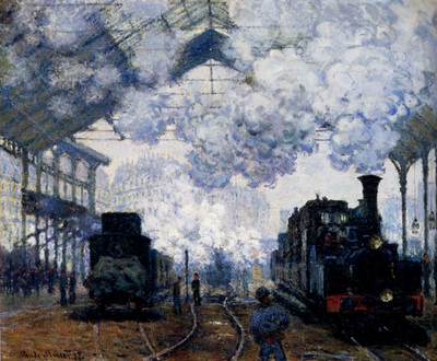 Monet The Gare Saint Lazare Arrival Of A Train