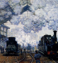 Monet The Gare Saint Lazare Arrival Of A Train