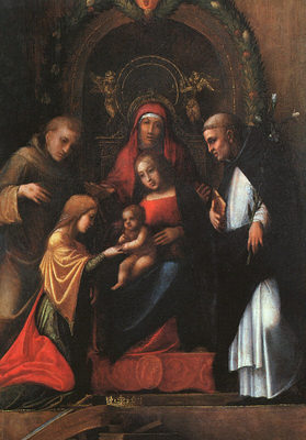 CORREGGIO The Mystic Marriage Of St Catherine