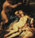CORREGGIO Venus And Cupid With A Satyr
