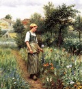 Knight Daniel Ridgway In the Garden
