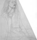 Rossetti Study for Delia
