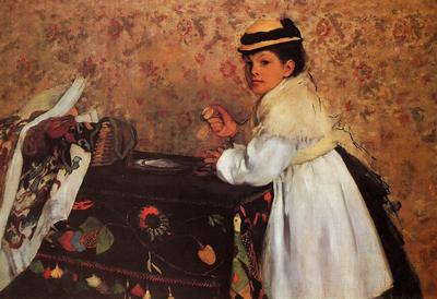 Degas Edgar Hortense Valpin