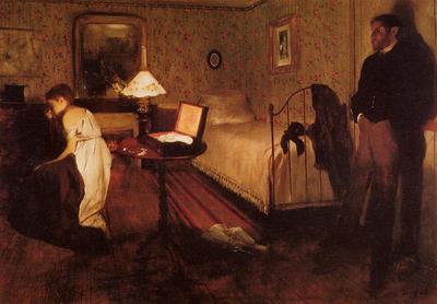 Degas Edgar Interior aka The Rape