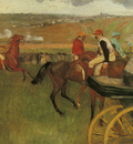 degas edgar at the races gentlemen jockeys c1877
