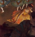 Degas Edgar Ballerina and Lady with a Fan