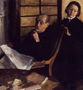 Degas Edgar Henri De Gas and His Neice Lucie Degas
