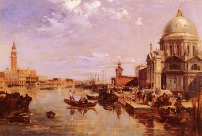Pritchett Edward A View Of The San Giorgio Church And The Grand Canal
