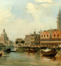 Pritchett Edward The bacino Venice With The Dogana The salute And The Doges Palace