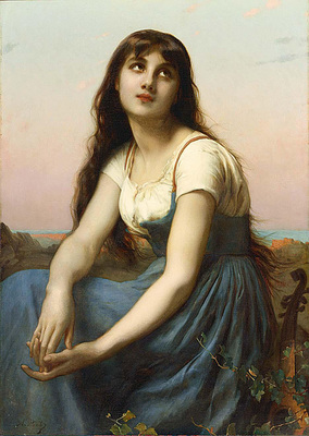 Piot Etienne Adolphe A Young Beauty