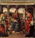 Lippi Filippino Madonna with Child and Saints c1488