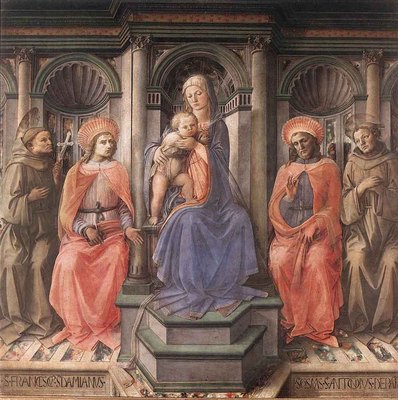 LIPPI Fra Filippo Madonna Enthroned With Saints