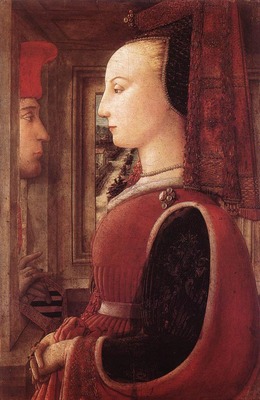 LIPPI Fra Filippo Portrait Of A Man And A Woman