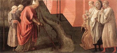 LIPPI Fra Filippo St Fredianus Diverts The River Serchio