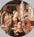 LIPPI Fra Filippo Virgin With The Child And Scenes From The Life Of St Anne