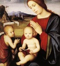 FRANCIA Francesco Madonna And Child With The Infant St John The Baptist