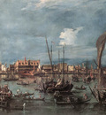 GUARDI Francesco The Molo and the Riva degli Schiavoni from the Bacino di San Marco