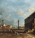 GUARDI Francesco View of Piazzetta San Marco towards the San Giogio Maggiore