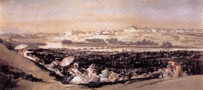 GOYA Francisco de The Meadow of San Isidro on his Feast Day
