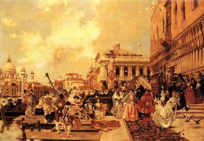 Flameng Francois Le Carneval A Venise