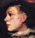 Duveneck Frank Profile of Girl with Hat