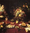 Snyders Frans The Basket Of Fruit