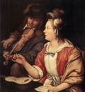 MIERIS Frans van the Elder The Music Lesson