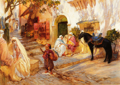 Bridgeman Frederick Arthur A Street in Algeria
