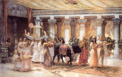 Bridgman F The Procession of the Sacred Bull Anubis