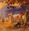 Bridgman Frederick Arthur On The Coast Of Kabylie