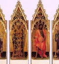 GENTILE DA FABRIANO Four Saints Of The Poliptych Quaratesi