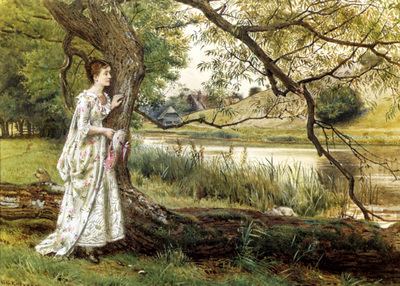 Kilburne George Goodwin On The River bank