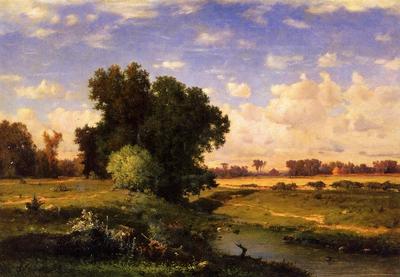 Inness George Hackensack Meadows Sunset