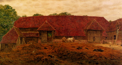Boyce George Price The Old Barn At Whitchurch