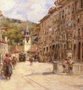 Stein Georges A Street Scene In Bern