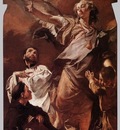 PIAZZETTA Giovanni Battista The Guardian Angel With Sts Anthony Of Padau And Gaetano Thiene