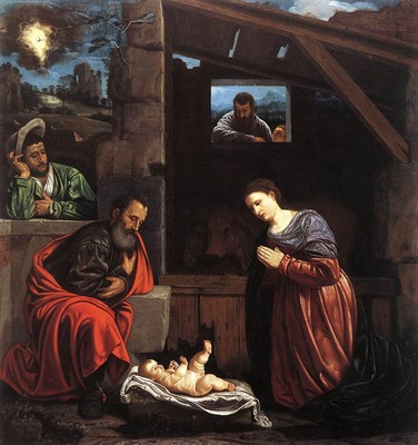 SAVOLDO Giovanni Girolamo Adoration Of The Shepherds