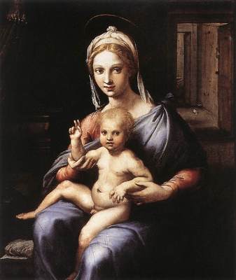 GIULIO ROMANO Madonna And Child