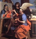 Guercino St Luke Displaying a Painting of the Virgin