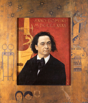 Portrait of the Pianist and Piano Teacher Joseph Pembauer